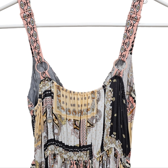 Matilda Jane Adventure Begins Paisley Flowy Cottagecore Maxi Dress Size Medium - Picture 8 of 13